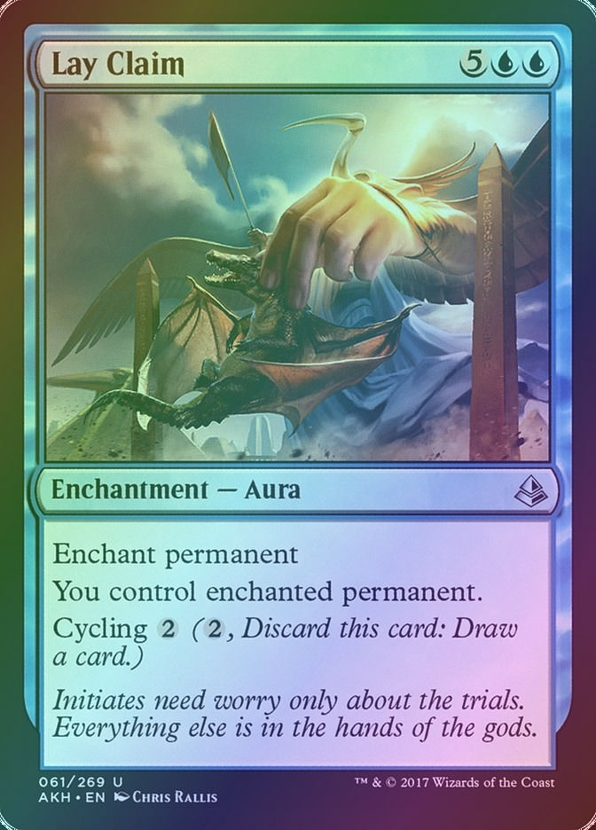 Lay Claim (AKH) (61) / Foil