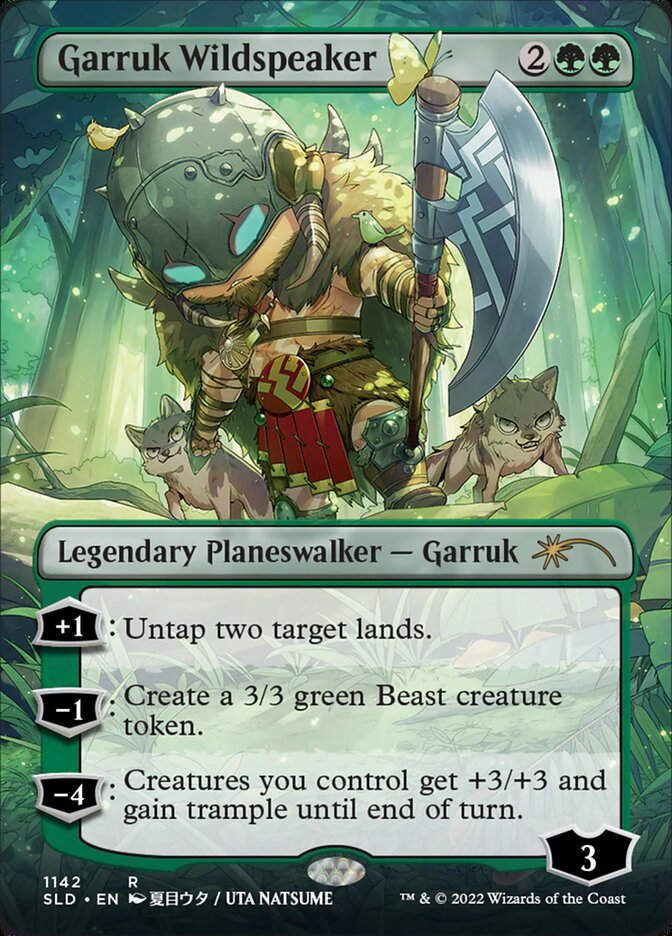 Garruk Wildspeaker (SLD) (1142) / Borderless
