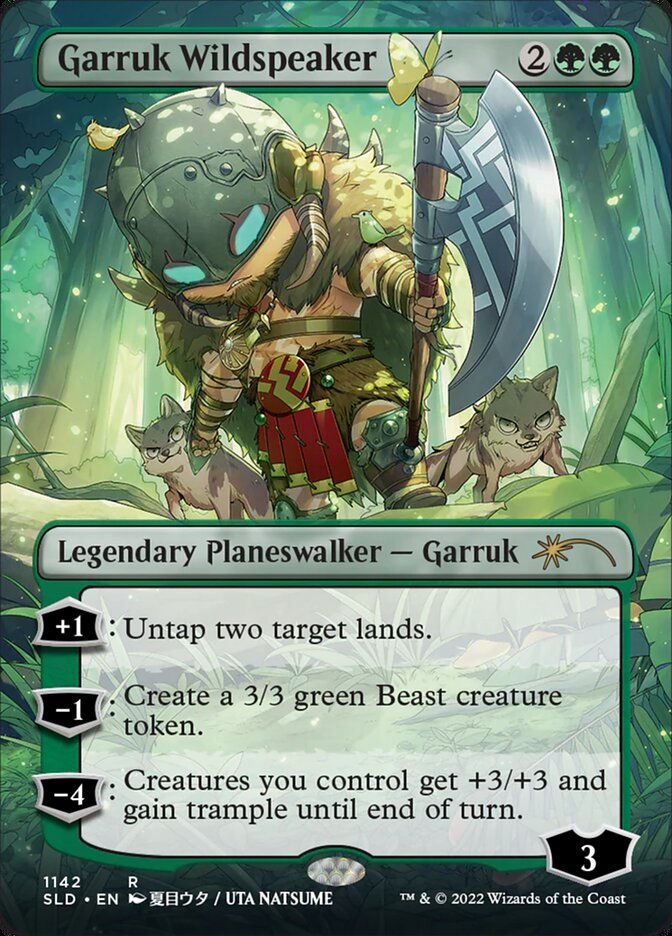 Garruk Wildspeaker (SLD) (1142) / Borderless