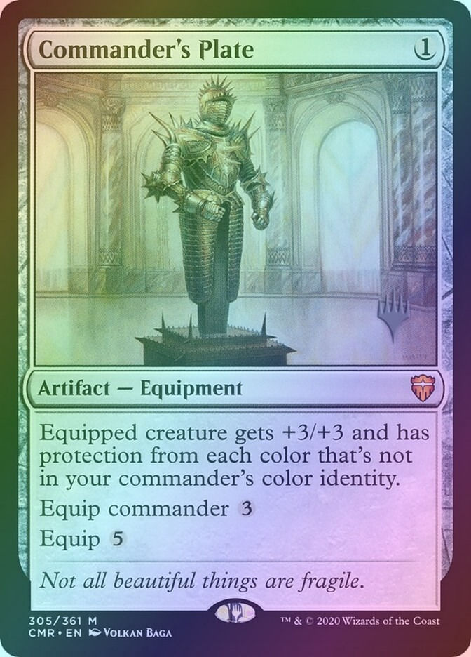 Commander's Plate (PCMR) (305p) / Foil