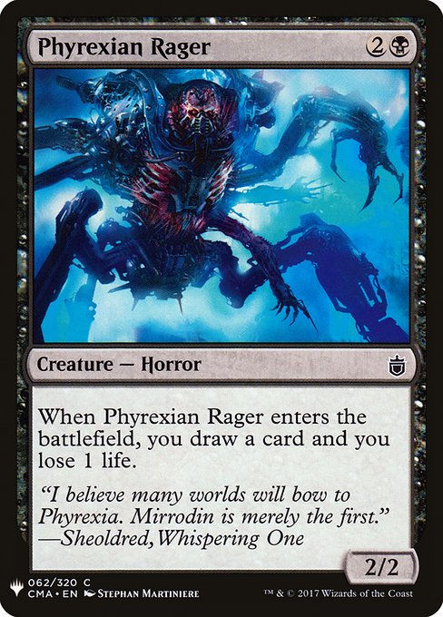 Phyrexian Rager (PLST) (CMA-62)