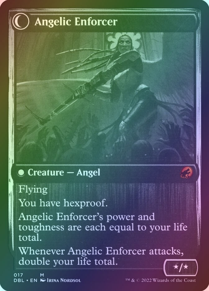 Enduring Angel // Angelic Enforcer (DBL) (17) / Foil — cara 2 de 2