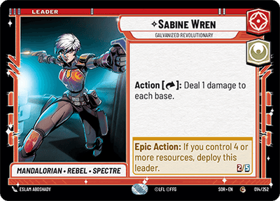 Sabine Wren - Galvanized Revolutionary (SOR_#014/252)