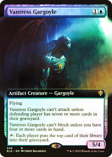 Vantress Gargoyle (ELD) (349) / Extended Art / Foil