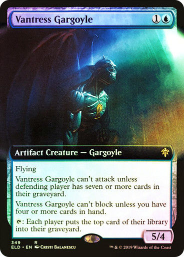 Vantress Gargoyle (ELD) (349) / Extended Art / Foil