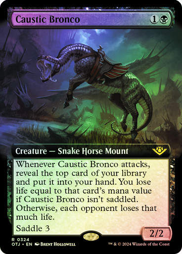 Caustic Bronco (otj) (324) / Foil Extended