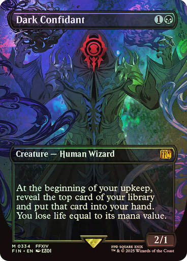 Dark Confidant (FIN) (334) / Borderless / Foil