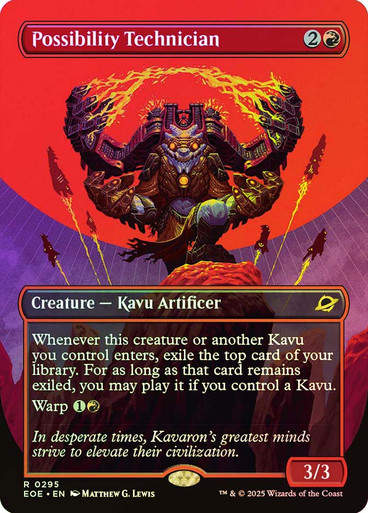 Possibility Technician (EOE) (295) / Borderless / Foil