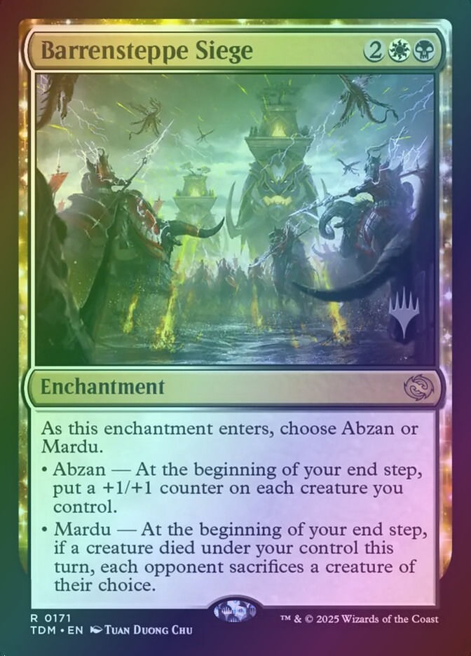 Barrensteppe Siege (PTDM) (171p) / Foil