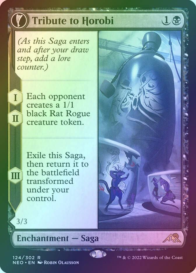 Tribute to Horobi // Echo of Death's Wail (NEO) (124) / Foil