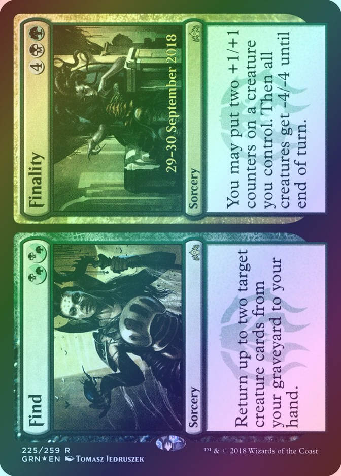 Find // Finality (PGRN) (225s) / Foil