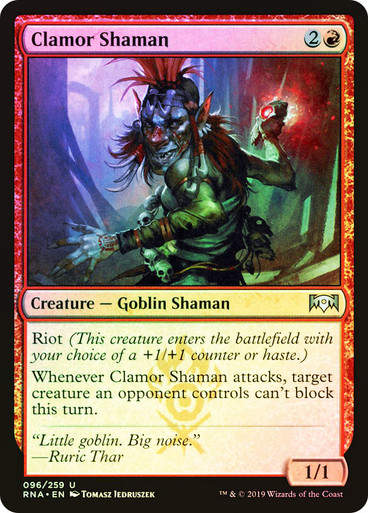 Clamor Shaman (RNA) (96) / Foil
