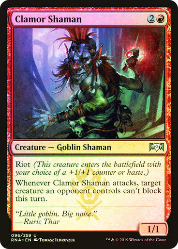 Clamor Shaman (RNA) (96) / Foil