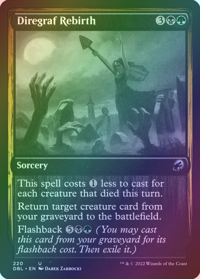 Diregraf Rebirth (DBL) (220) / Foil