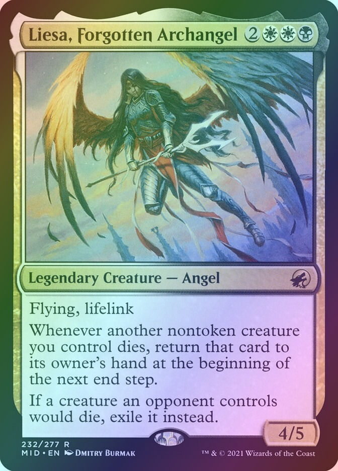 Liesa, Forgotten Archangel (MID) (232) / Foil