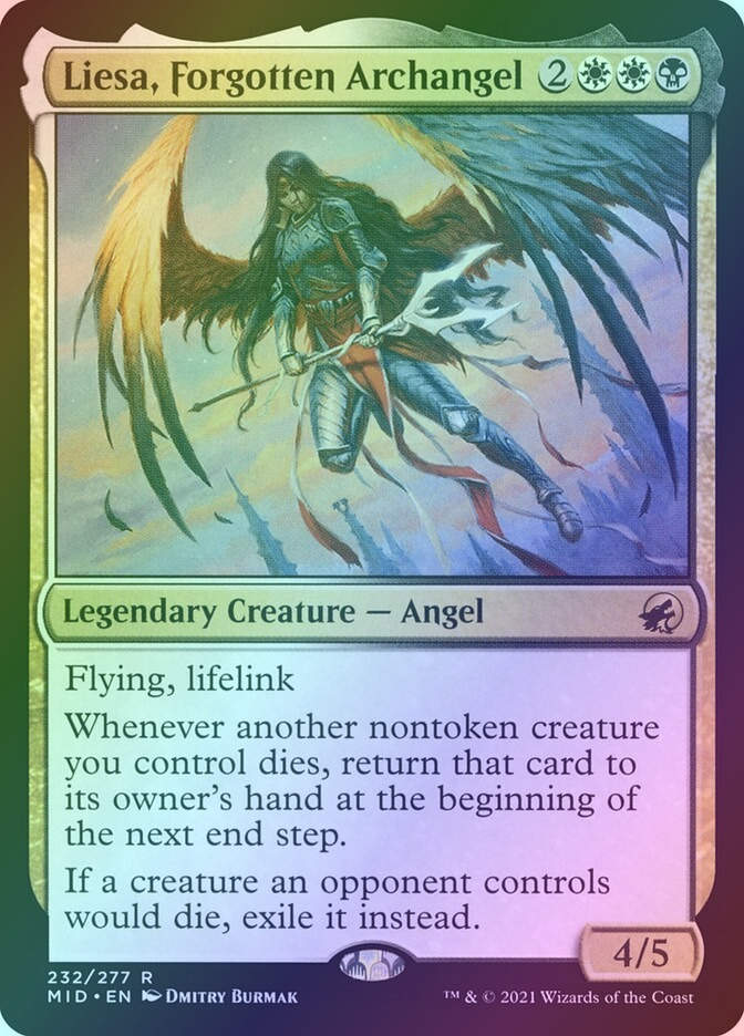 Liesa, Forgotten Archangel (MID) (232) / Foil