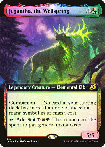 Jegantha, the Wellspring (IKO) (352) / Extended Art / Foil