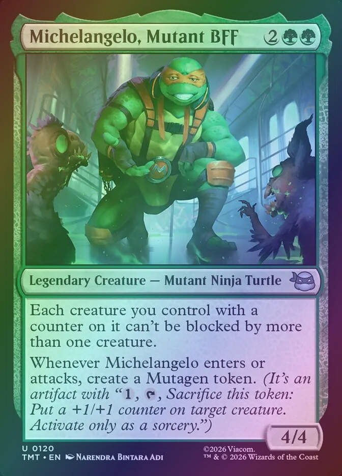 Michelangelo, Mutant BFF (TMT) (120) / Foil