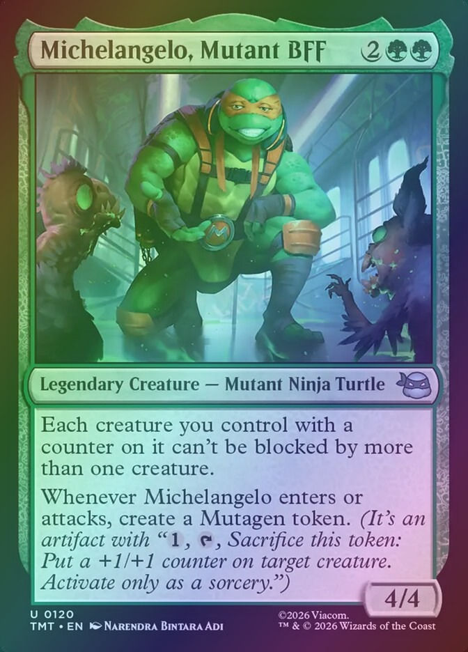 Michelangelo, Mutant BFF (TMT) (120) / Foil