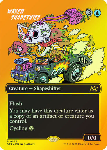 Waxen Shapethief (DFT) (535) / Borderless / First Place Foil