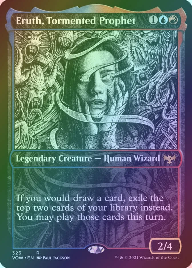 Eruth, Tormented Prophet (VOW) (323) / Showcase / Foil