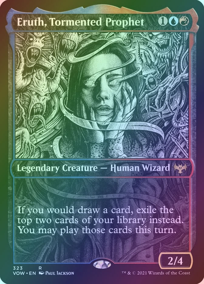 Eruth, Tormented Prophet (VOW) (323) / Showcase / Foil