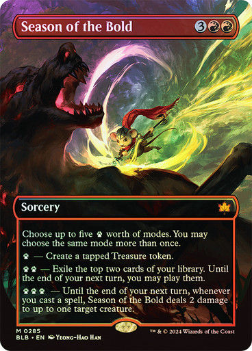 Season of the Bold (blb) (285) / Borderless Foil