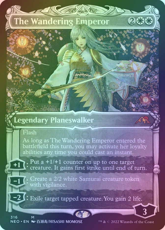 The Wandering Emperor (NEO) (316) / Showcase / Foil