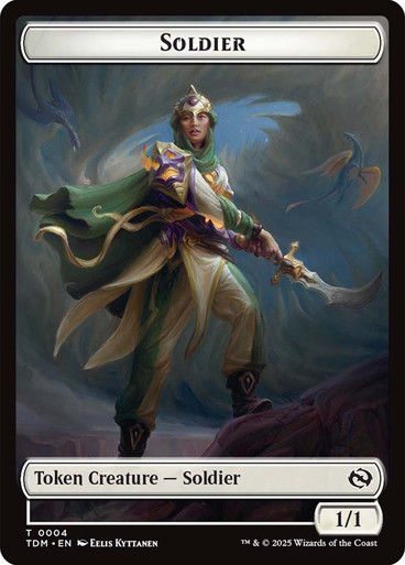 Goblin // Soldier Token T04 (TTDC) — cara 2 de 2