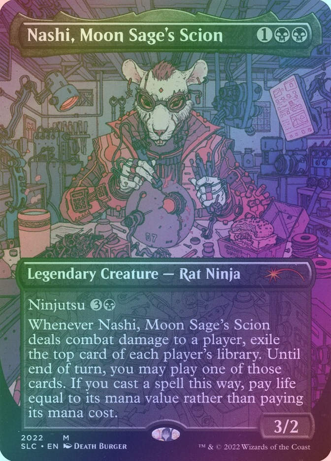 Nashi, Moon Sage's Scion (SLC) (2022) / Borderless / Foil