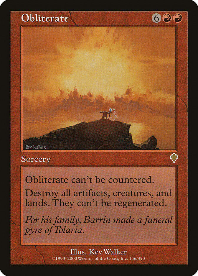 Obliterate (INV) (156)