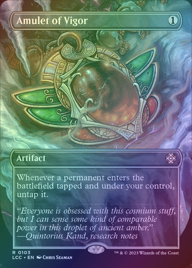 Amulet of Vigor (LCC) (103) / Borderless / Foil
