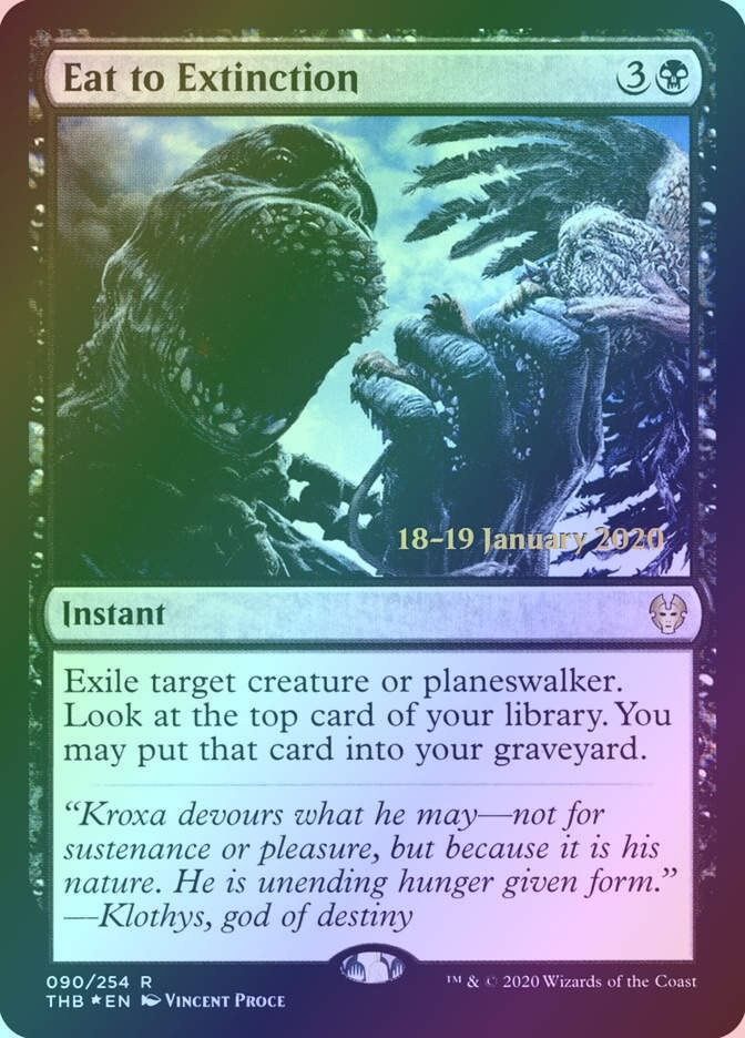 Eat to Extinction (PTHB) (90s) / Foil