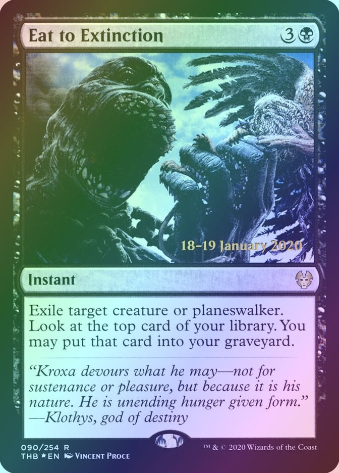 Eat to Extinction (PTHB) (90s) / Foil