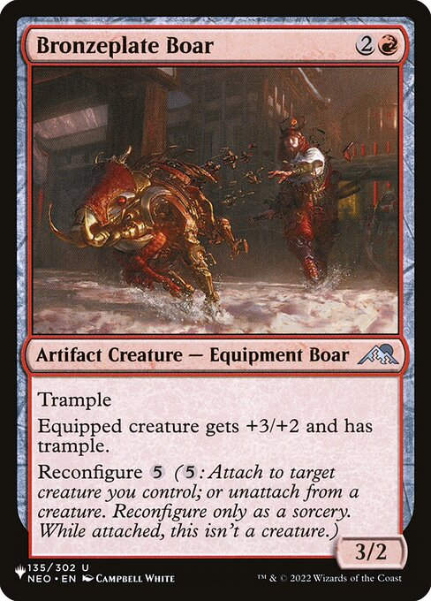 Bronzeplate Boar (PLST) (NEO-135)