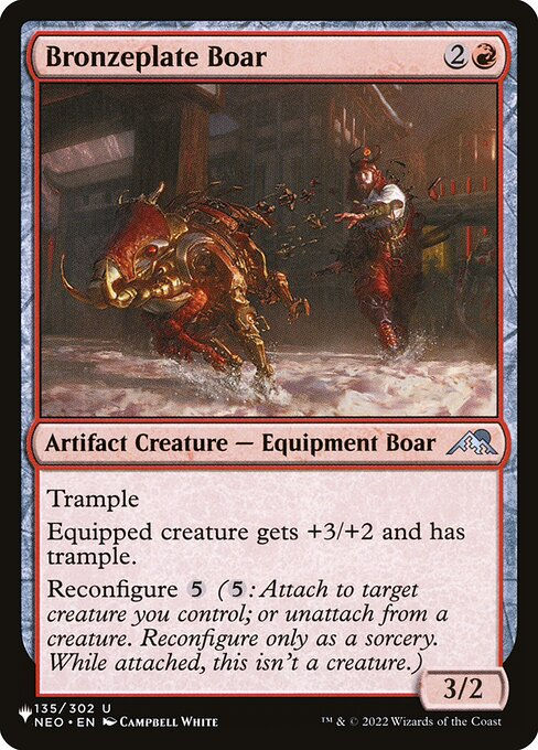 Bronzeplate Boar (PLST) (NEO-135)