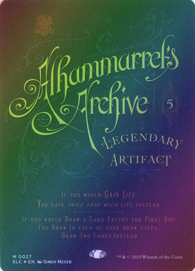 Alhammarret's Archive (SLC) (27) / Borderless / Foil