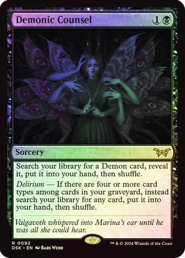 Demonic Counsel (DSK) (92) / Foil