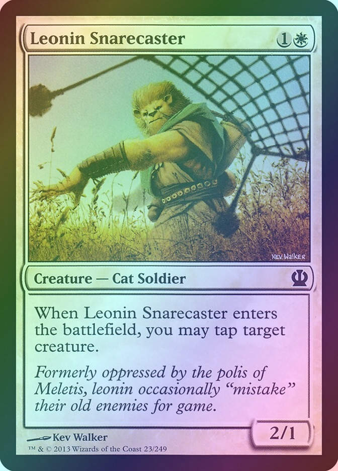 Leonin Snarecaster (THS) (23) / Foil