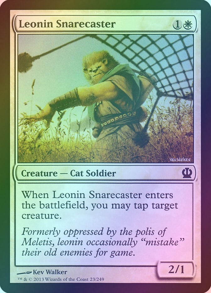 Leonin Snarecaster (THS) (23) / Foil