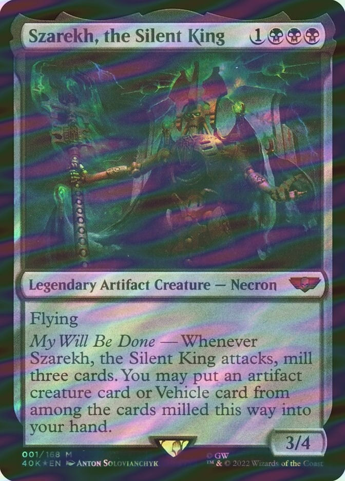 Szarekh, the Silent King (40K) (1) / Surge Foil