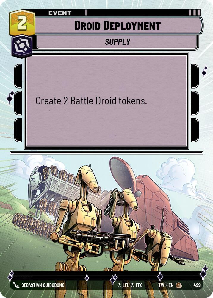 Droid Deployment (Hyperspace) (TWI) (499) / Foil