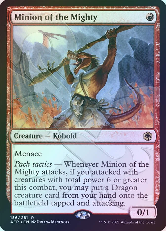 Minion of the Mighty (PAFR) (156a) / Embossed Foil