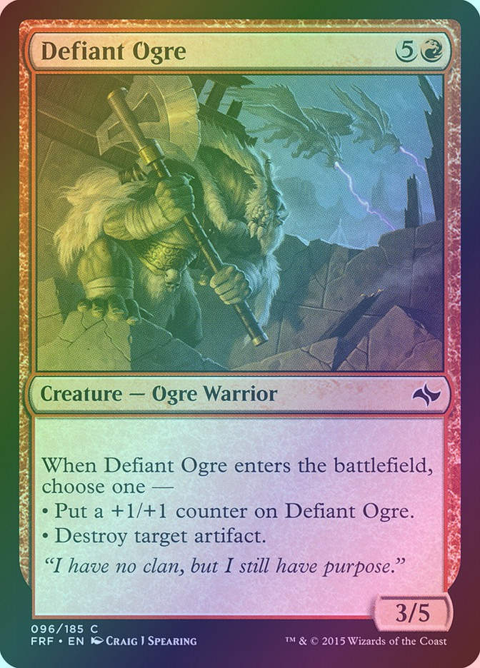 Defiant Ogre (FRF) (96) / Foil