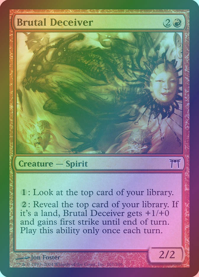 Brutal Deceiver (CHK) (161) / Foil