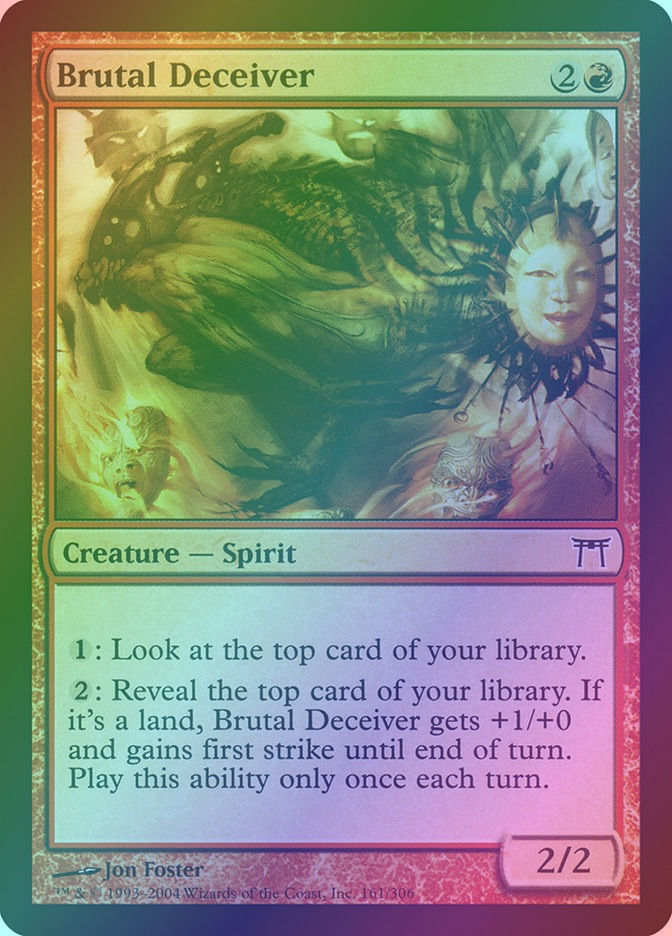 Brutal Deceiver (CHK) (161) / Foil