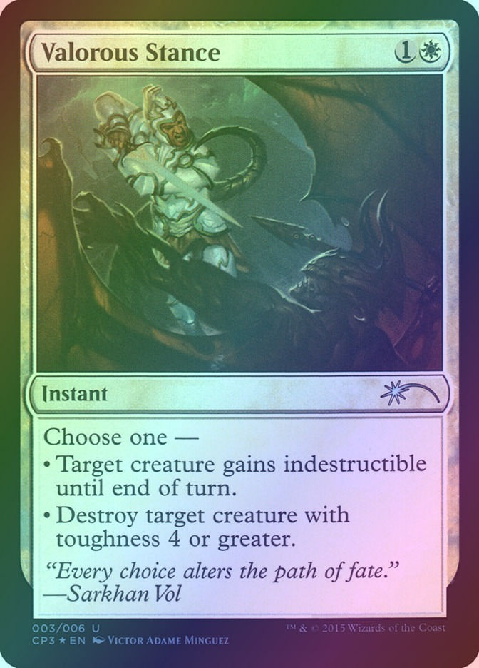 Valorous Stance (CP3) (3) / Foil