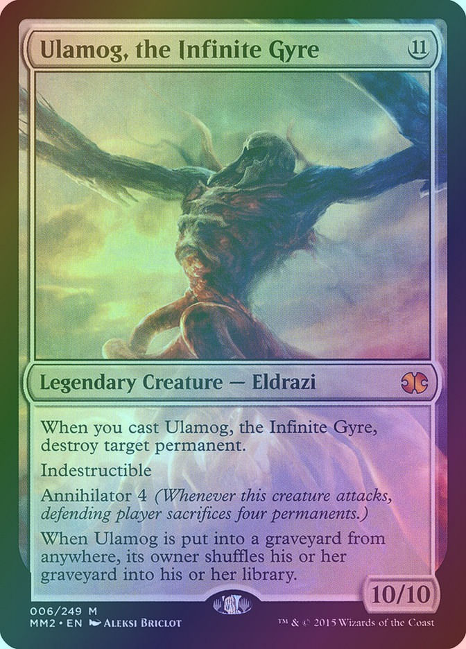 Ulamog, the Infinite Gyre (MM2) (6) / Foil