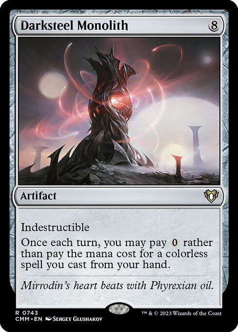 Darksteel Monolith (cmm) (Commander Deck)