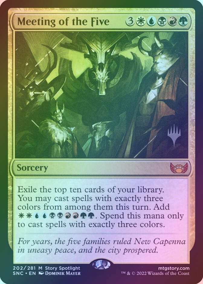 Meeting of the Five (PSNC) (202p) / Foil